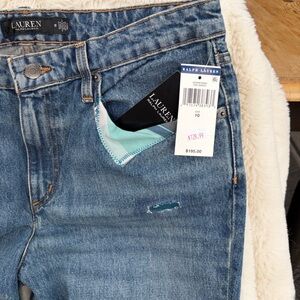 Ralph Lauren Light Blue Denim Jeans with Mint Pocket Lining